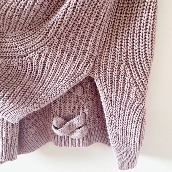 Hippie Rose Laced Back Knit Sweater - Picture 11 of 12